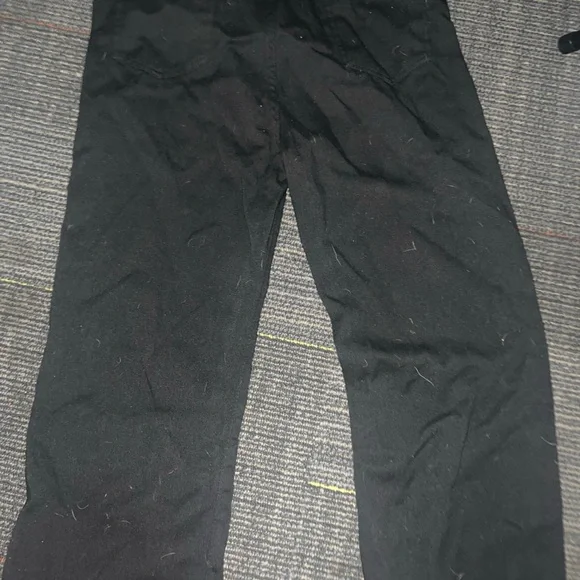 Men's Black Straight Jeans